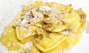 Ravioli di Pecorino alla Carbonara