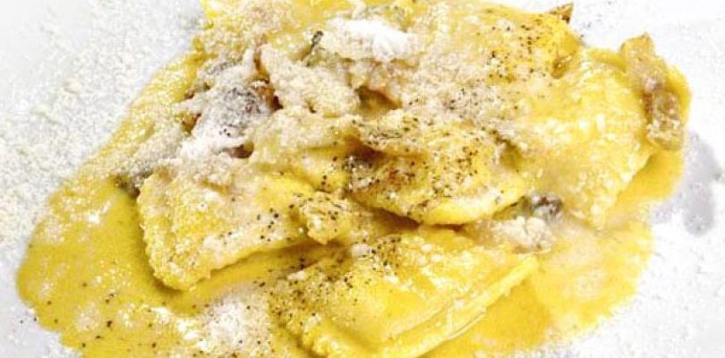 Ravioli di Pecorino alla Carbonara