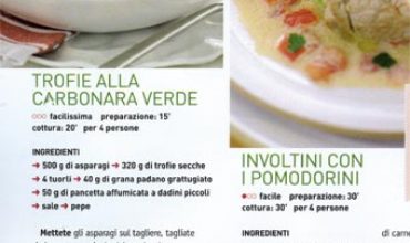 La Carbonara di primavera: trofie e asparagi