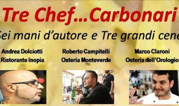 Andrea, Roberto, Marco: i 3 moschettieri della Carbonara