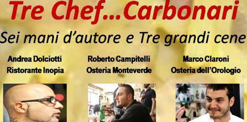 Andrea, Roberto, Marco: i 3 moschettieri della Carbonara