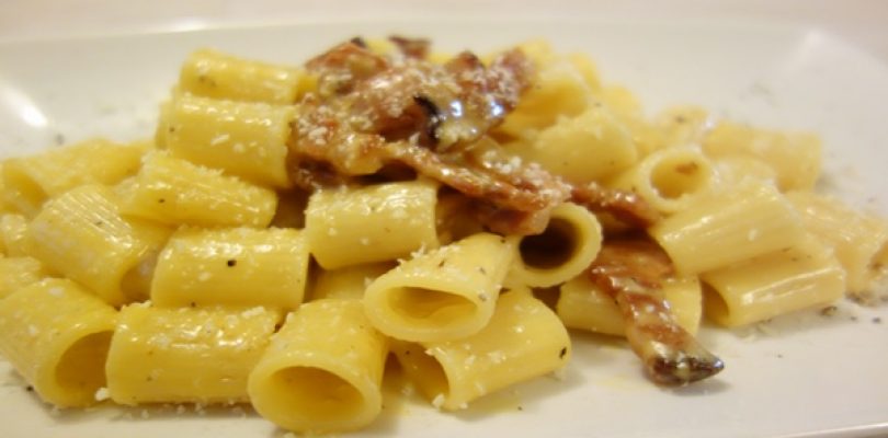 Gole di Amatrice, carbonara new edition tutta da gustare