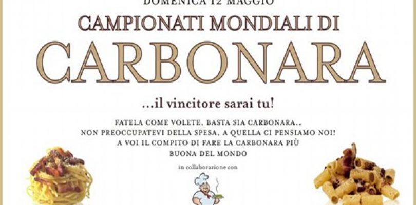 Campionati Mondiali di Carbonara, ed è subito record!