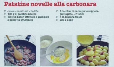 Cucina no problem e le patatine alla carbonara