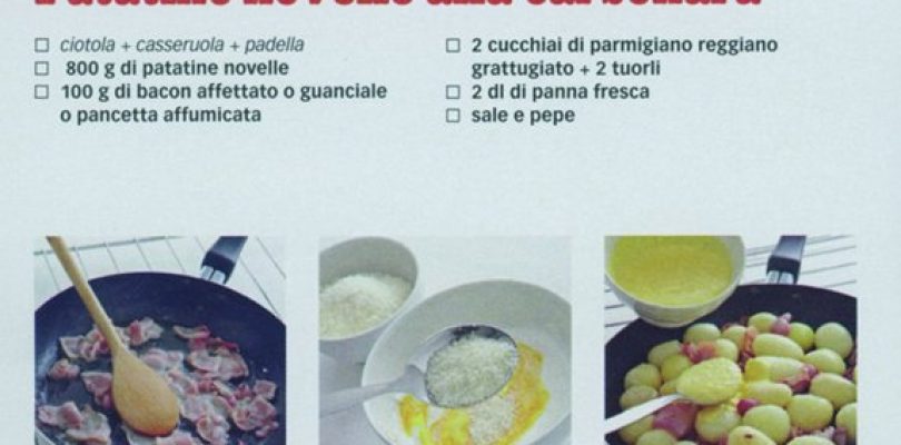 Cucina no problem e le patatine alla carbonara