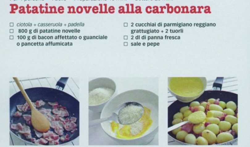 Cucina no problem e le patatine alla carbonara