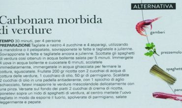 Grazia, la carbonara (morbida) di primavera