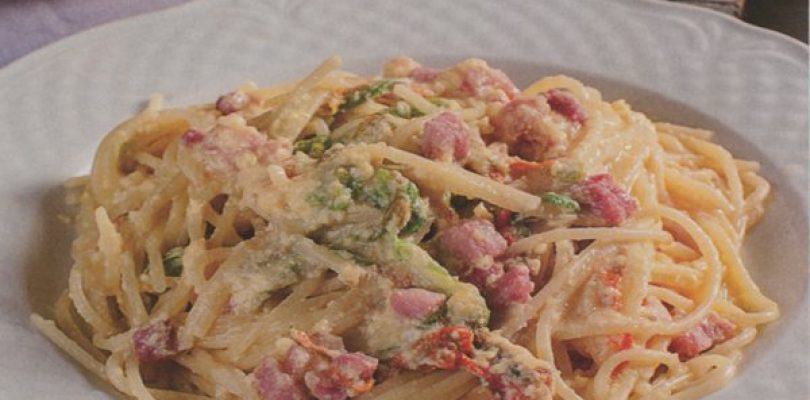 Prova del cuoco: carbonara di primavera, light & green