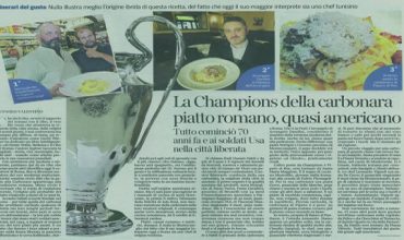La Champions della carbonara? Nihil sub sole novi