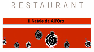 Natale da All’Oro, due menu speciali (e carbonara doc)