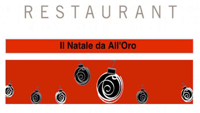 Natale da All’Oro, due menu speciali (e carbonara doc)