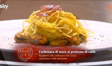 Masterchef e la carbonara di mare al caffè