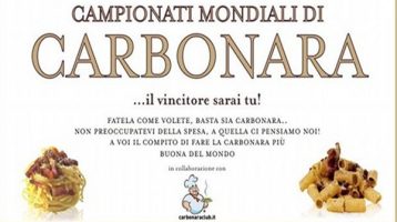 Tornano i  Campionati Mondiali di Carbonara: stay tuned!