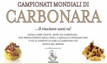 Tornano i  Campionati Mondiali di Carbonara: stay tuned!