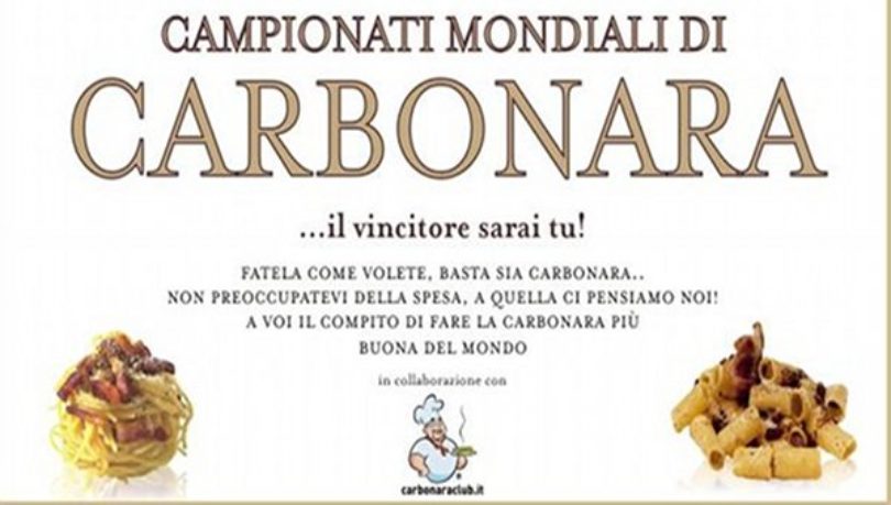 Tornano i  Campionati Mondiali di Carbonara: stay tuned!