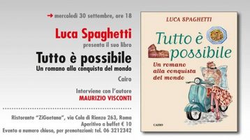 Luca Spaghetti, un aperitivo per "Tutto è possibile"