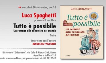 Luca Spaghetti, un aperitivo per "Tutto è possibile"