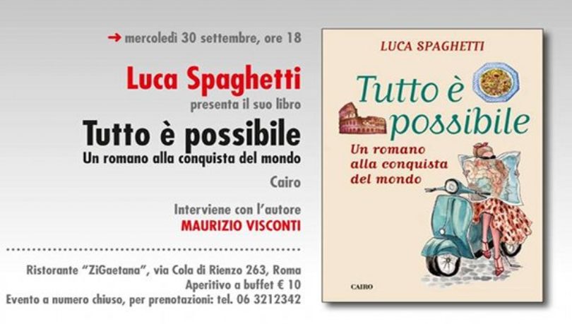 Luca Spaghetti, un aperitivo per "Tutto è possibile"