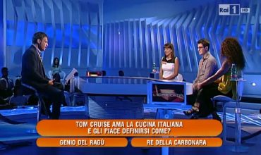 L’eredità: Tom Cruise re della carbonara