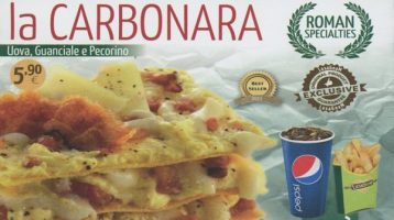 LasaGnam Roma, la carbonara diventa lasagna