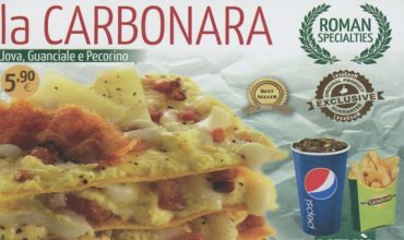 LasaGnam Roma, la carbonara diventa lasagna