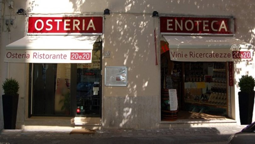 Osteria 20e20, a cena con Rocca Sveva