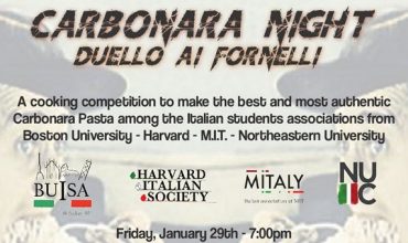 Carbonara Night, duello ai fornelli in quel di Boston