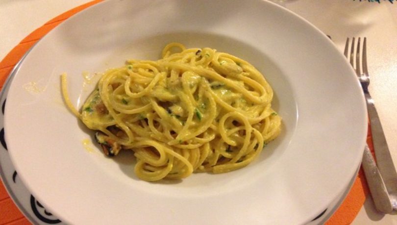 Carbonara alle Tremiti, "sbagliata" ma buona