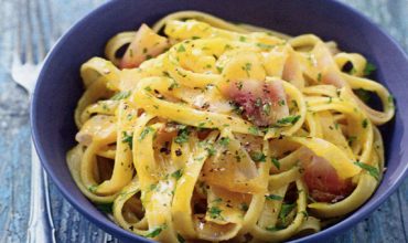 Cucina no problem, la carbonara di spada fumé