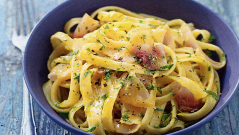 Cucina no problem, la carbonara di spada fumé