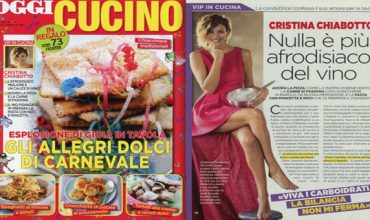 Cristina Chiabotto, testimonial della buona tavola