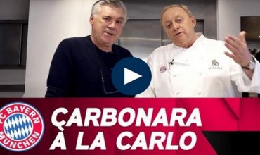 Ancelotti e la carbonara à la Carlo