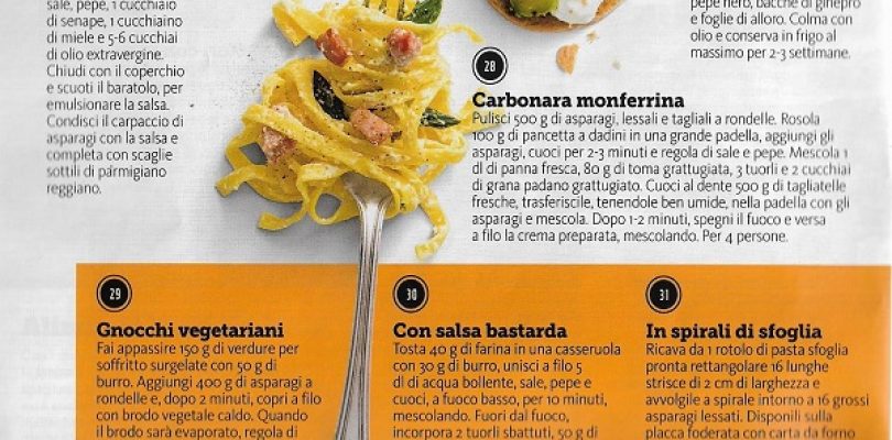 Giallo Zafferano e la carbonara monferrina