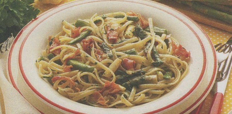 Guida Cucina e le linguine alla carbonara di asparagi