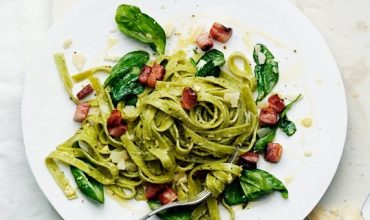Prosciutto e spinaci, ecco la carbonara Moab