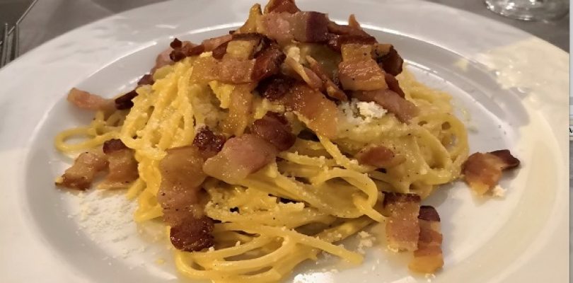 Carbonara a San Lorenzo, le dimensioni contano!