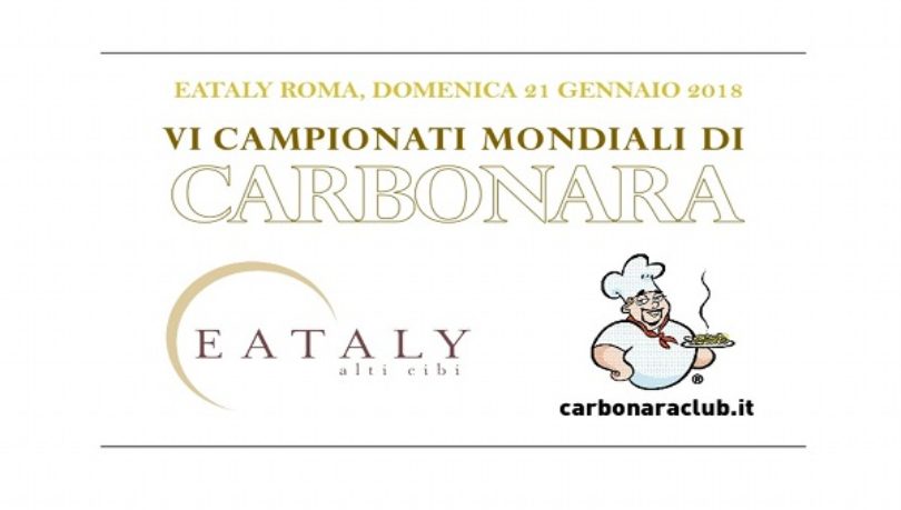 Mondiali di Carbonara 2018, appuntamento al 21 gennaio