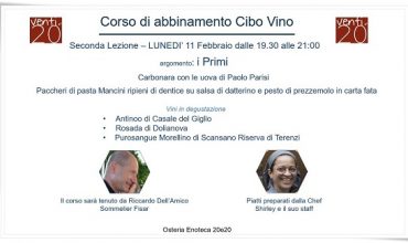 Osteria 20e20, una degustazione speciale per una carbonara “doc”