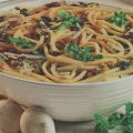Di Più Cucina, bucatini & funghi champignon