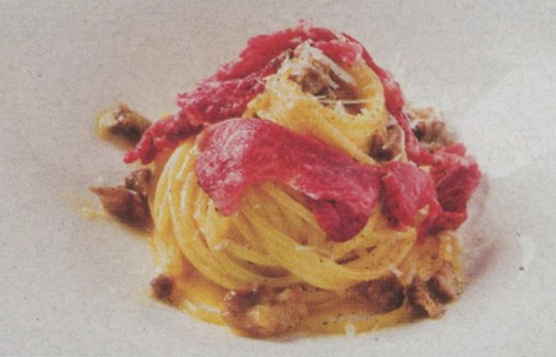 Carbonara di Wagyu, inedita e sorprendente