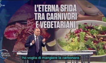 Porta a porta, no ai falsi miti alimentari… viva la carbonara!