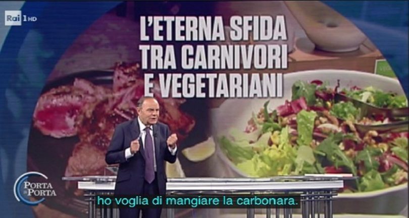 Porta a porta, no ai falsi miti alimentari… viva la carbonara!