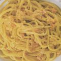 Più Cucina: carbonara finta (allo zafferano), ma buona
