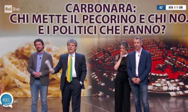 Carbonara, chi mette il pecorino e chi no. E i politici che fanno?