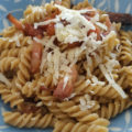 Carbonara con pasta integrale