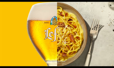 Birra e carbonara Leffe