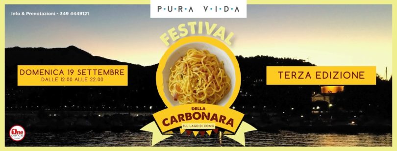 Festival Della Carbonara Sul Lago Di Como 3a Edizione