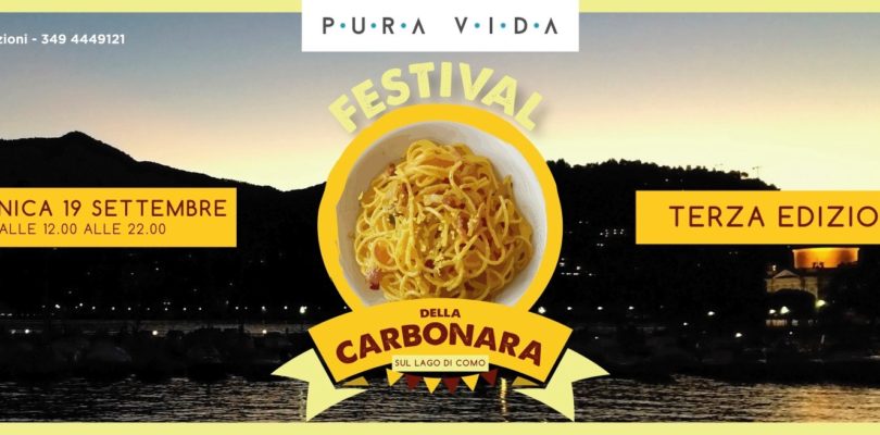 Festival Della Carbonara Sul Lago Di Como 3a Edizione