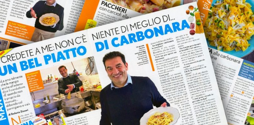 TV Sorrisi e Canzoni Cucina e la carbonara di Max Giusti