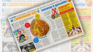 TV Sorrisi e Canzoni Carbonara di Alessandro Borghese